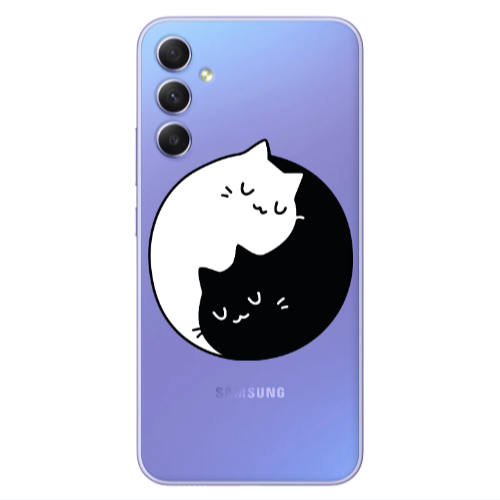 Samsung A34 Bundle of love Transparent Silicone TPU Θήκη