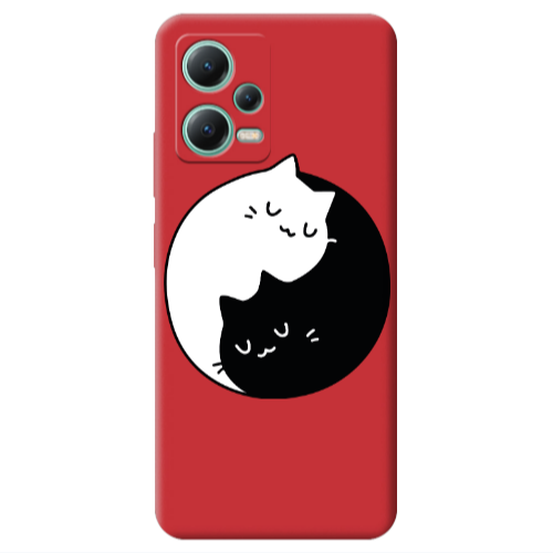 Xiaomi Redmi Note 12 Pro 5G Bundle of love Red Colored Silicone TPU Θήκη