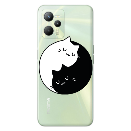 Realme C35 Bundle of love Transparent Silicone TPU Θήκη