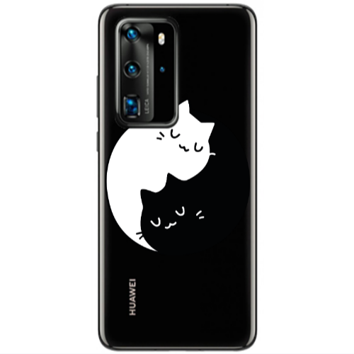 Huawei P40 Pro Bundle of love Transparent Silicone TPU Θήκη