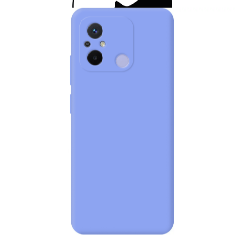 Xiaomi Redmi 12C Bundle of love Light Purple Colored Silicone TPU Θήκη