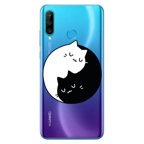 Huawei P30 Lite Bundle of love Transparent Silicone TPU Θήκη