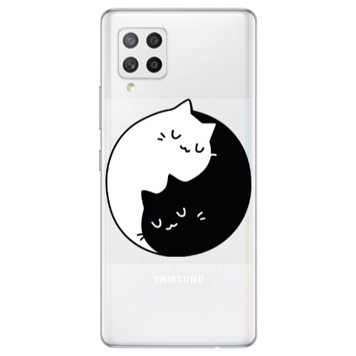 Samsung A42 5G Bundle of love Transparent Silicone TPU Θήκη