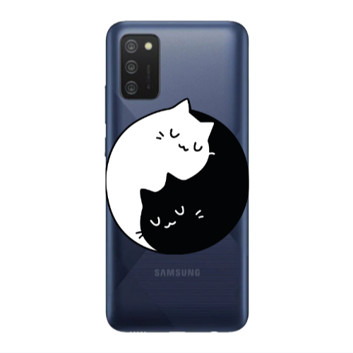 Samsung A02s Bundle of love Transparent Silicone TPU Θήκη