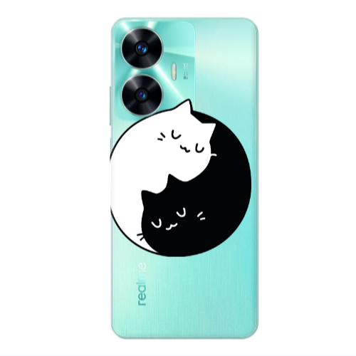 Realme C55 Bundle of love Transparent Silicone TPU Θήκη