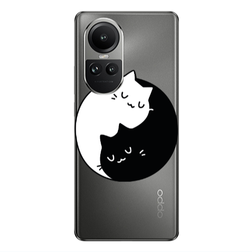 Oppo Reno10 5G Bundle of love Transparent Silicone TPU Θήκη