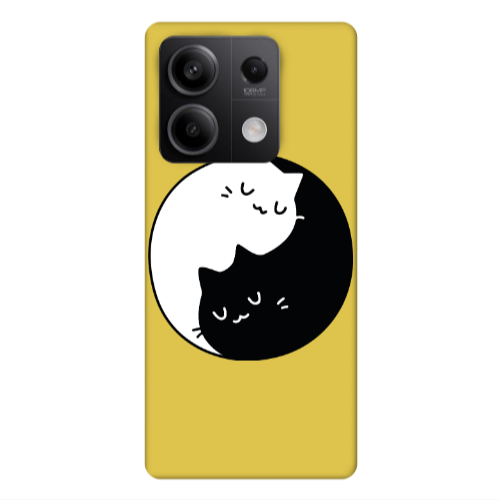 Xiaomi Redmi Note 13 5G Bundle of love Yellow Colored Silicone TPU Θήκη