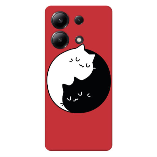 Xiaomi Redmi Note 13 4G Bundle of love Red Colored Silicone TPU Θήκη
