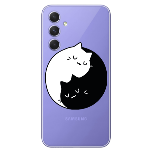 Samsung A55 Bundle of love Transparent Silicone TPU Θήκη