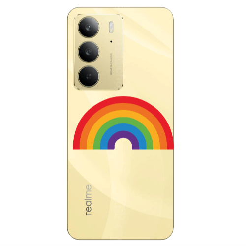Realme C 75 Rainbow Mini Transparent Silicone TPU Θήκη