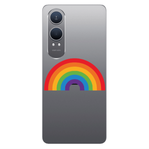 Oneplus Nord Ce 4 lite Rainbow Mini Transparent Silicone TPU Θήκη