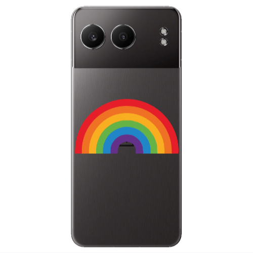 Oneplus Nord 4 Rainbow Mini Transparent Silicone TPU Θήκη