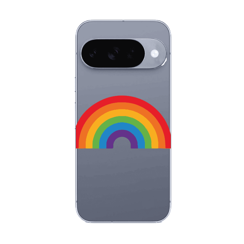 Google Pixel 10 Rainbow Mini Transparent Silicone TPU Θήκη