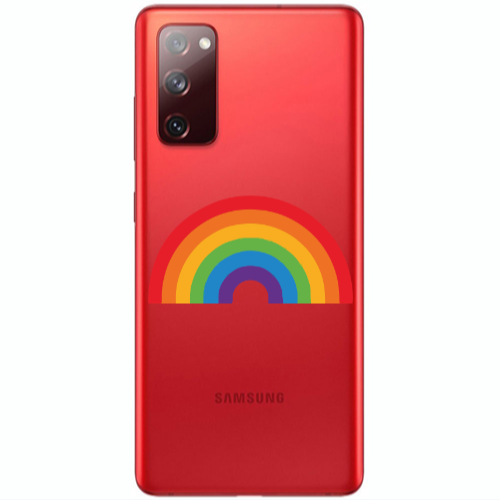 Samsung S20 FE Rainbow Mini Transparent Silicone TPU Θήκη