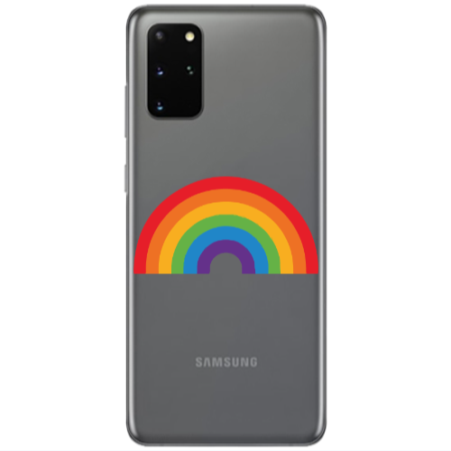 Samsung S20 Plus Rainbow Mini Transparent Silicone TPU Θήκη
