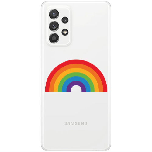 Samsung A53 Rainbow Mini Transparent Silicone TPU Θήκη