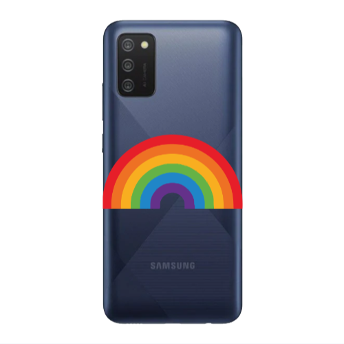 Samsung A03S Rainbow Mini Transparent Silicone TPU Θήκη