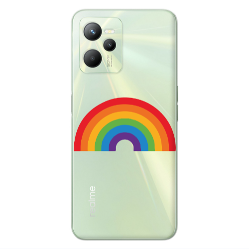 Realme C35 Rainbow Mini Transparent Silicone TPU Θήκη