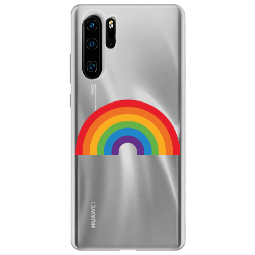 Huawei P30 Pro Rainbow Mini Transparent Silicone TPU Θήκη