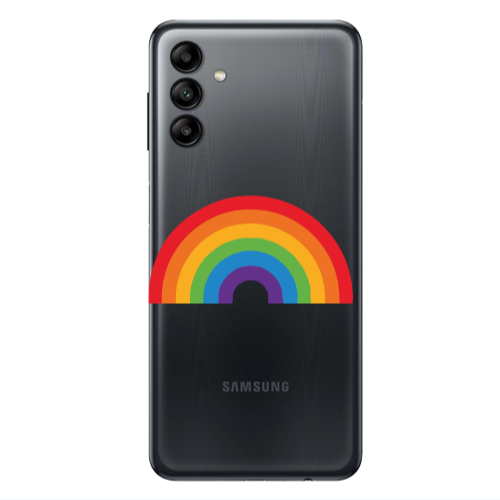 Samsung A13 5G Rainbow Mini Transparent Silicone TPU Θήκη