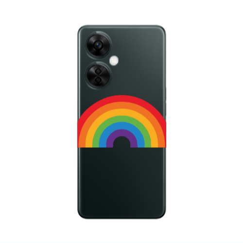 Oneplus Nord CE 3 Lite 5G Rainbow Mini Transparent Silicone TPU Θήκη
