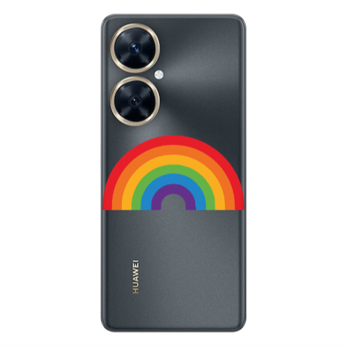 Huawei Nova 11i Rainbow Mini Transparent Silicone TPU Θήκη