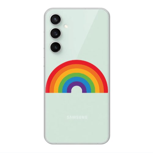 Samsung S24 Rainbow Mini Transparent Silicone TPU Θήκη