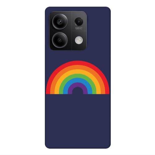Xiaomi Redmi Note 13Pro 5G Rainbow Mini Dark blue Colored Silicone TPU Θήκη