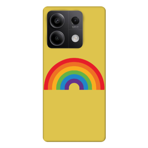 Xiaomi Redmi Note 13Pro 5G Rainbow Mini Yellow Colored Silicone TPU Θήκη