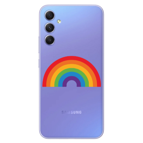 Samsung A16 Rainbow Mini Transparent Silicone TPU Θήκη