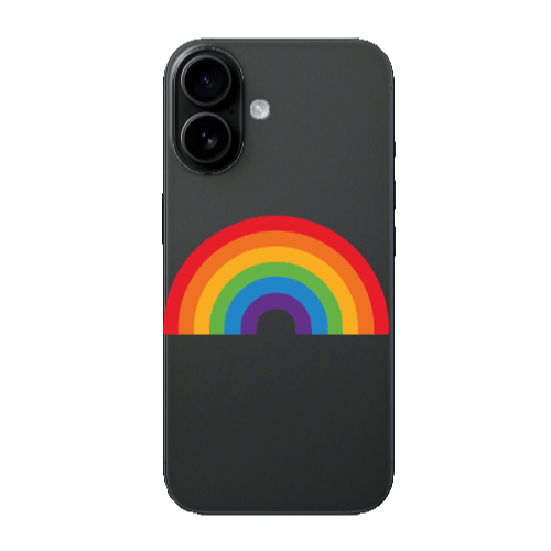 Apple Iphone 16 Rainbow Mini Transparent Silicone TPU Θήκη