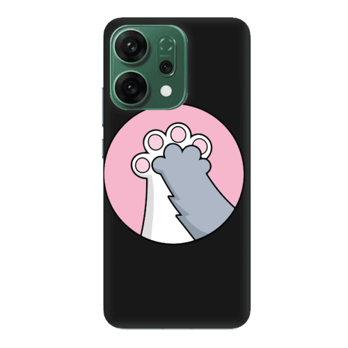 Oppo RENO 14 Come on Bro Black Colored Silicone TPU Θήκη