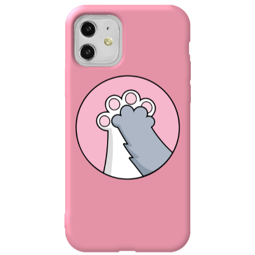 Apple iPhone 11  Come on Bro Pink Colored Silicone TPU Θήκη