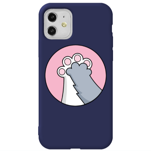 Apple iPhone 11  Come on Bro Dark blue Colored Silicone TPU Θήκη