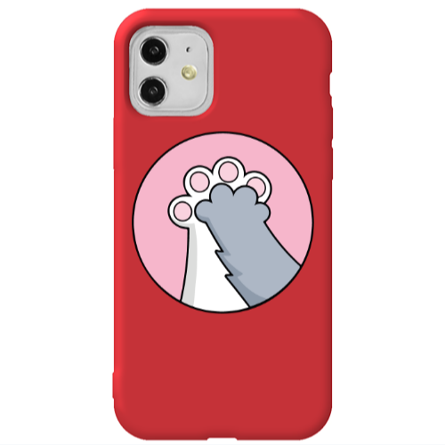 Apple iPhone 11  Come on Bro Red Colored Silicone TPU Θήκη