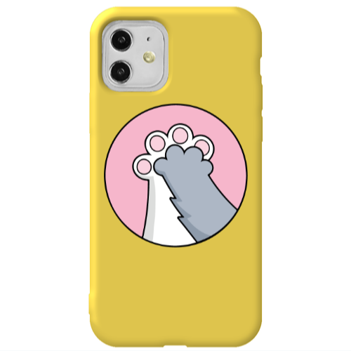 Apple iPhone 11  Come on Bro Yellow Colored Silicone TPU Θήκη