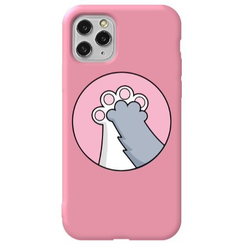 Apple iPhone 11 Pro Come on Bro Pink Colored Silicone TPU Θήκη