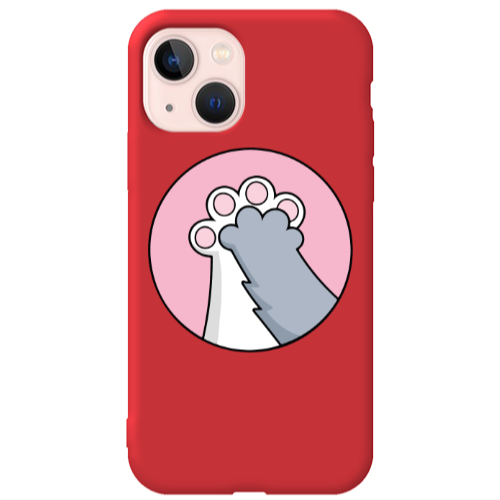 Apple iPhone 13 Come on Bro Red Colored Silicone TPU Θήκη