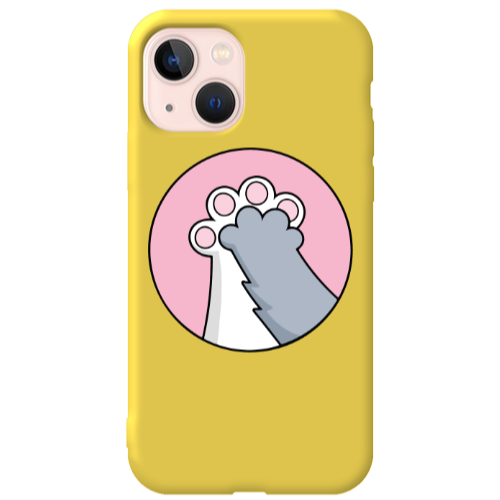 Apple iPhone 13 Come on Bro Yellow Colored Silicone TPU Θήκη