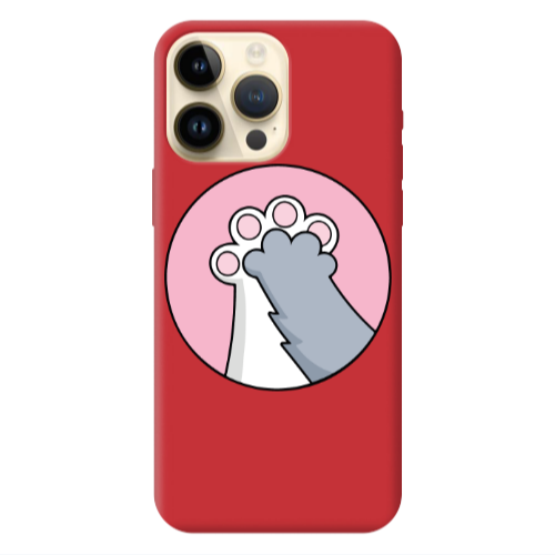 Apple iPhone 13 Pro Max Come on Bro Red Colored Silicone TPU Θήκη