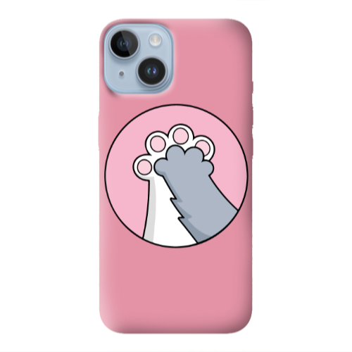 Apple iPhone 14  Come on Bro Pink Colored Silicone TPU Θήκη