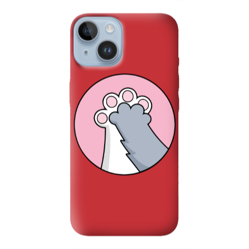 Apple iPhone 14 Plus Come on Bro Red Colored Silicone TPU Θήκη