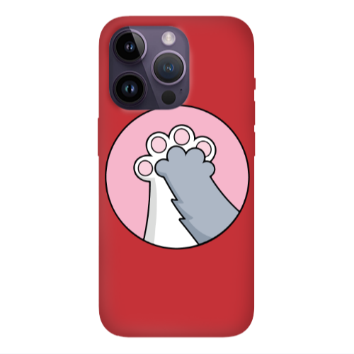 Apple iPhone 14 Pro Max Come on Bro Red Colored Silicone TPU Θήκη