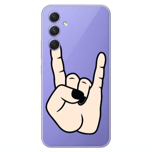 Samsung A56 Rock Transparent Silicone TPU Θήκη