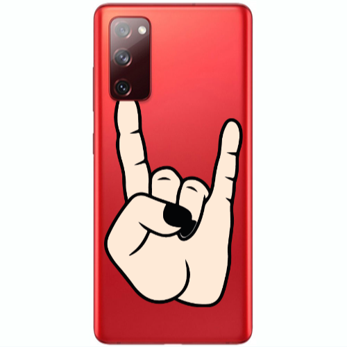 Samsung S20 FE Rock Transparent Silicone TPU Θήκη