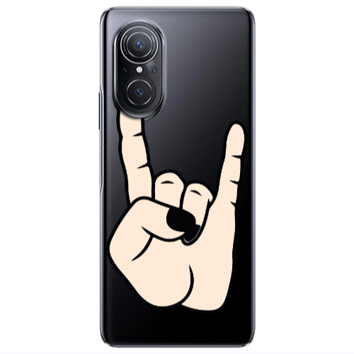 Huawei Nova 9 SE Rock Transparent Silicone TPU Θήκη