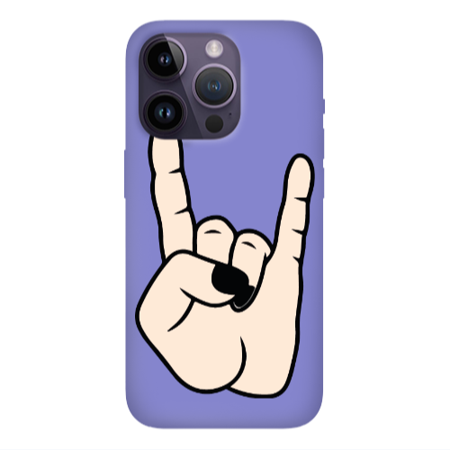 Apple iPhone 14 Pro  Rock Purple Colored Silicone TPU Θήκη