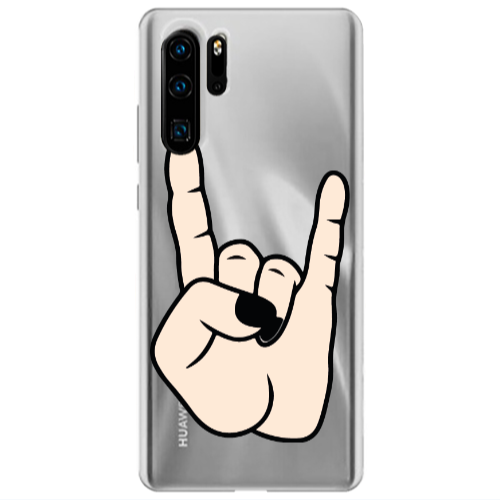 Huawei P30 Pro Rock Transparent Silicone TPU Θήκη