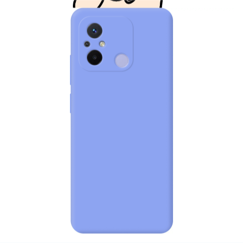 Xiaomi Redmi 12C Rock Light Purple Colored Silicone TPU Θήκη