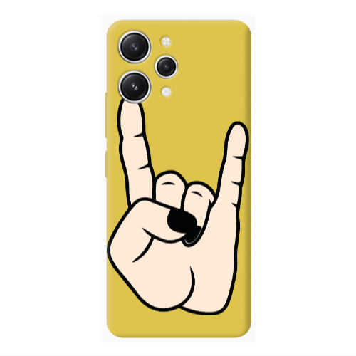 Xiaomi Redmi 12 Rock Yellow Colored Silicone TPU Θήκη